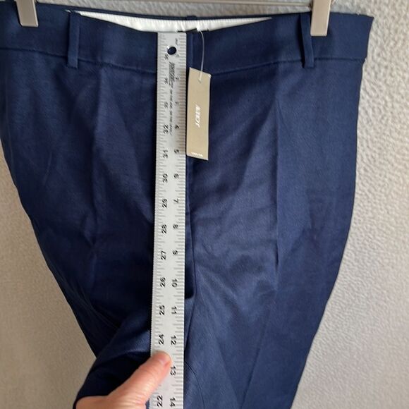 J Crew Sydney Pant Womens Size 16 Talll Navy Blue - Picture 5 of 11